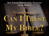 Can I Trust My Bible? graphic